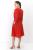 Платье Хилена (красное в белый горошек) П1215-13